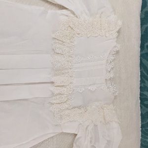 Vintage white infant christening gown